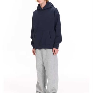 Vente en gros de haute qualité poids lourd LOGO personnalisé 420G coton polaire oversize impression bouffée Streetwear sweats à capuche et sweat-shirts pour hommes - Product Image 4