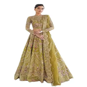 Preço por atacado Designer partido desgaste pesado paquistanês anarkali estilo ternos e lehenga para este festival