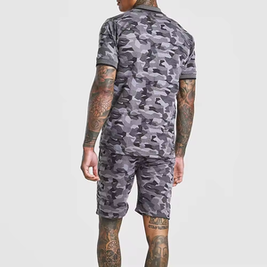 Conjunto Deportivo de Verano para Hombre, Camiseta de Manga Corta de Secado Rápido, Pantalones Cortos Deportivos, Nuevo Conjunto Deportivo Moderno con Logotipo Personalizado, Conjuntos Deportivos para Hombre - Product Image 3