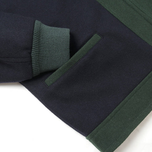 Parches Personalizados de la Mejor Calidad, Logotipo Bordado, Talla Grande, Estilo Universitario, Hip Hop, Reversibles, Impermeables, Chaqueta Bomber Varsity de Invierno - Product Image 3