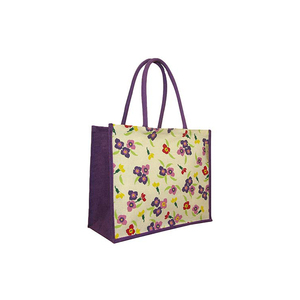 Venta al por mayor Mini Yute Tote Bags Hechos a mano Eco-Friendly Premium Fashion Yute Designer Bag - Product Image 1