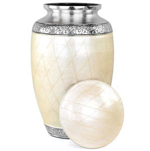 Urna Funeraria de Latón Premium para Cenizas Humanas |   Urna Funeraria de Lujo con Diseño Único |   Artículos Funerarios - Product Image 1