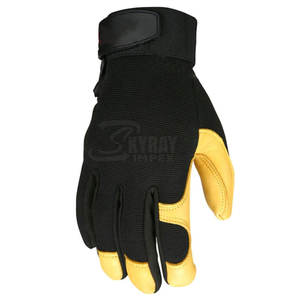 ถุงมือช่างหนังสังเคราะห์ทนต่อการสั่นสะเทือนถุงมือช่างจากปากีสถาน - Product Image 2