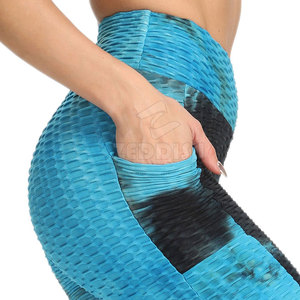 Leggings de yoga taille mi-haute en Spandex/Polyester, compression respirante, séchage rapide, pour femme, haute qualité, été, personnalisables, simples - Product Image 6