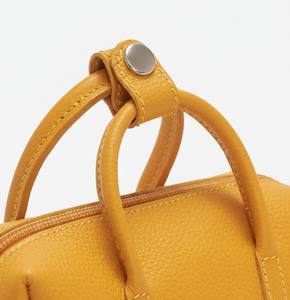 Bolso Bandolera Mini de Cuero Genuino Amarillo para Niñas, Bolso de Hombro Bonito para Niños Pequeños, Bolso de Mano con Correa Ajustable Resistente al Agua - Product Image 6