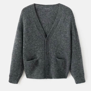 Men Cardigan Soft Fabric Lightweight Warm Daily Outfit Comfortable Fit Men Cardigan Simple Casual Outfit - Product Image 1
