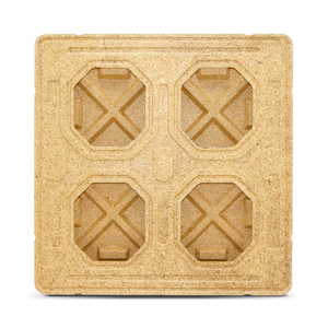 Palet de Madera Prensada Moldeada de Doble Cara, Resistente y Duradero, de 1200x1000x142 mm, Reutilizable, de 4 Entradas, 8500 kg de Capacidad Estática, Grado Industrial, Venta al por Mayor - Product Image 1