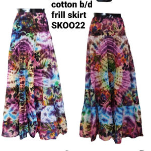 Vente en gros de magnifiques jupes mandala en coton indien vintage GM-SK022 longues enveloppantes pour femmes pour le tennis - Product Image 1