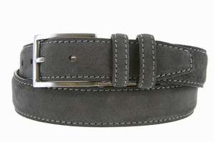 Ceinture en daim DesertDune, ton chaud, finition rustique, cuir véritable de qualité supérieure de Divine International - Product Image 2