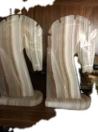 Porte-livres en marbre de qualité supérieure, élégants et robustes, pour la maison ou le bureau, décoratifs, design moderne et élégant, cadeaux - Product Image 3