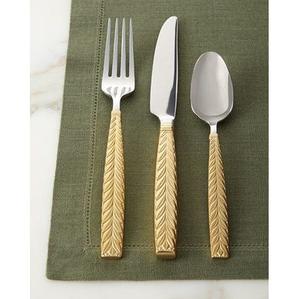 Premium Restaurant Style Metal Cutlery Dining Essentials Quality Heavy Metal Kitchens Flatware Set for Dining Dining Essential - Product Image 2