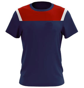 T-shirt pour homme en coton 100% de haute qualité, vente en gros d'usine, service OEM, coupe classique, écologique, 180g, manches courtes, panneau cousu direct - Product Image 4