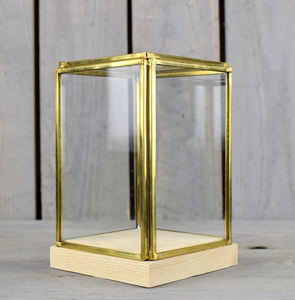 Clair Rectangle Verre De Table Noir Laiton Bordure Impressionnant Qualité Bureau Salon Boîtes À Bijoux En Bois Boîte-Cadeau Décorations - Product Image 3