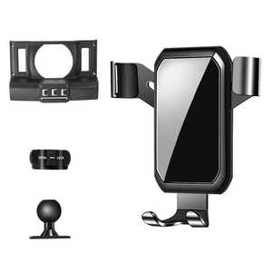 Soporte para Teléfono Móvil de Coche de Aleación de Aluminio ABS, Soporte Estable para Coche al por Mayor para Lexus LX570 2016-2020, Paquete en Caja Incluido - Product Image 1