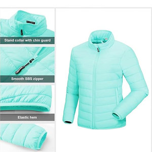 Chaqueta Corta Acolchada con Cierre Completo para Mujer, Ligera, Cálida y Aislante para Otoño e Invierno - Product Image 5
