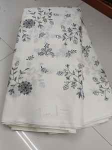kora cotton embroidery fabric make to fancy dress material - Product Image 3