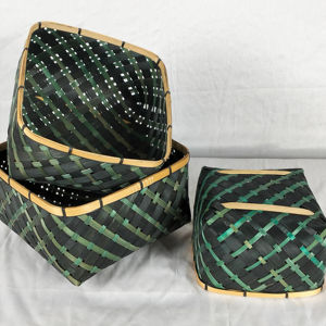 Vitrapro – panier de rangement en bambou pour linge de fruits, vêtements artisanaux naturels pour la maison, nouvel arrivage 2023 - Product Image 1