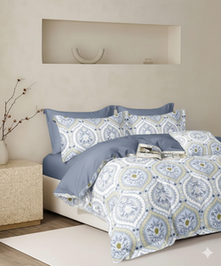 Ensemble de draps en microfibre super doux tissé, imprimé moderne, polyester, série 2200, magnifiques draps de lit pour la maison - Product Image 2