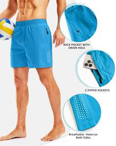 Conception imprimée maille hommes Shorts personnalisés de haute qualité Logo grande taille hommes Shorts de sport Street Wear Shorts pour hommes Logo personnalisé - Product Image 5