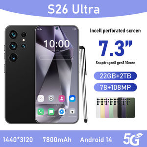 สมาร์ทโฟนรุ่นใหม่ปี 2025 OEM S26 Ultra รองรับ 5G สองซิม หน่วยความจำ 22GB+2TB กล้อง 108MP Deca รองรับชาร์จเร็ว 100W ปลดล็อคด้วยใบหน้าแบบ HD ระบบปฏิบัติการ Android 15 รับประกัน 3 ปีในสหรัฐอเมริกา - Product Image 5