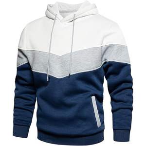 Sweat-shirts à capuche pour hommes avec broderie personnalisée, sweat-shirts en coton surdimensionnés OEM, sweat-shirts streetwear lourds en gros, usine - Product Image 5