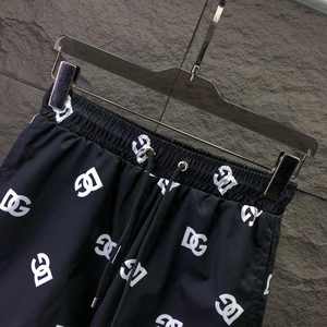 Pantalones cortos informales de poliéster para hombre, pantalones cortos de malla sólidos de talla grande con estampado de gimnasio para correr en la playa y la playa, logotipo personalizado, OEM - Product Image 3