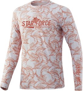 Camisas de pesca transpirables con protección UV de secado rápido, ligeras, Unisex, venta al por mayor, personalizadas, Upf50, camisas de manga larga en blanco, 100% poliéster - Product Image 3