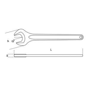 ประแจปลายเปิดเดียวรุ่นเบต้า894 DIN - Product Image 2
