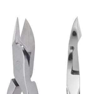 Pinzas para cutículas de alto grado, cuchillas de acero inoxidable, pinzas para cutículas de uñas de doble resorte para manicura de 8 mm con doble resorte - Product Image 6