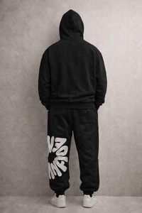 High Quality Premium Cotton Tracksuit Set With Custom Logo Hoodie And Jogger Pants For Men And <b>Women</b> Wholesale Supplier - Product Image 3