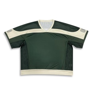 Venta caliente hombres fútbol americano Jersey cómodo transpirable tasa barata ropa deportiva medias mangas fútbol jersey para adultos - Product Image 1