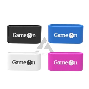 Bandes de poignée de raquette de pickleball personnalisées, en caoutchouc de silicone, prix bas, durables, extensibles, antidérapantes, bandes de poignée de raquette de pickleball - Product Image 5