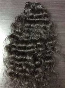 ผมเรมีลอนแบบธรรมชาติสำหรับใช้ใน100% ผมชาวอินเดียผมหยิกแบบคลื่นเดียวสำหรับผู้บริจาค - Product Image 5