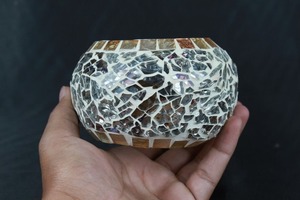 Wholesale Mosaic Glass Votive Tealight <b>Candle</b> Holders for Home Decor Living Room Wedding Decor <b>Tea</b> Lights Festive Return Gifts - Product Image 6