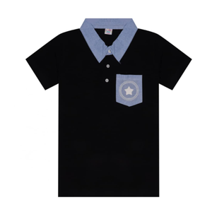 Offre Spéciale Polo à manches courtes pour garçon avec logo personnalisé T-shirt polo uni en pur coton Chemise polo pour enfants Prix de gros - Product Image 1