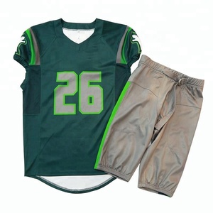 Ropa deportiva unisex OEM al por mayor, Conjunto de camiseta de práctica de fútbol americano personalizado, sublimación de poliéster transpirable de talla grande - Product Image 1