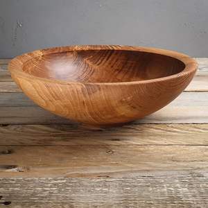 Bol en bois abordable vaisselle de cuisine grands bols solide salade soupe vaisselle de cuisine nouilles européennes nourriture riz à bas prix - Product Image 3