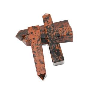 Taille personnalisée Pierre Naturelle Orange Sunstone Point Obélisque Poli Sculpté À La Main Tours De Sunstone Pour La Guérison Et La Décoration - Product Image 5