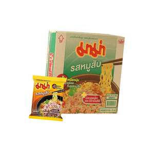 บะหมี่กึ่งสำเร็จรูปซุปครีมแท้ไทยร้อนและเผ็ดอร่อย100กรัม/แพ็ค