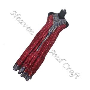 Bohème femmes été Maxi longue robe robe d'été robe florale soirée plage porter Vintage soie Sari Designer vêtements de mode - Product Image 3