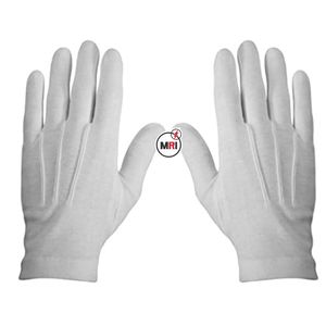 Gants de poignet en tricot de coton blanc Protection des mains en coton Gants de sécurité industrielle Gants de protection du travail - Product Image 3