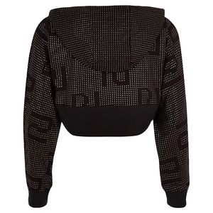 Última moda Crop Top Hood logotipo personalizado impreso Crop Hoodies mujeres pulóver sudadera Custom Crop Top Hoodie 2026 - Product Image 6