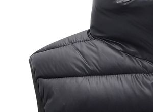 Gilet matelassé OEM de haute qualité pour hommes Gilet matelassé léger et décontracté Bodywarmer en toile coupe-vent réversible et respirant - Product Image 2