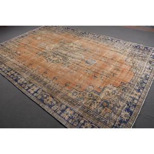 Alfombra Turca Vintage Extra Grande de 7.2x10.3 pies (218x314 cm), Alfombra Persa Azul - Product Image 2