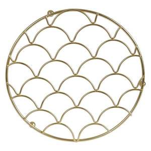 Trivet élégant en acier inoxydable offrant un support stable pour les ustensiles de cuisine chauds, les casseroles, les poêles, les assiettes, les bols, les tables, les comptoirs - Product Image 1