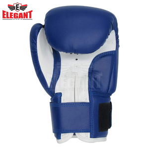 Guantes de boxeo de cuero con estampado personalizado deportivo elegante para Kickboxing artes marciales MMA Muay Thai BJJ característica impermeable - Product Image 5