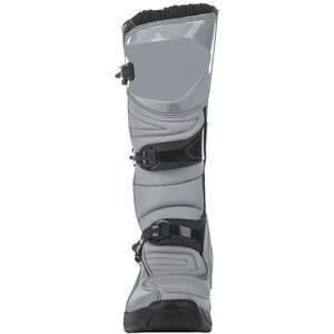 Bottes de moto en cuir noir personnalisées de haute qualité pour hommes avec finition haut de gamme, semelle durable, protection et confort de conduite - Product Image 5