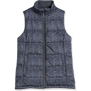 Gilet léger personnalisé, chaud, pliable, sans manches, veste matelassée en duvet de canard pour femmes, taille plus, veste matelassée en coton pour femmes - Product Image 1