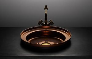 Bassins en cuivre brillant, idéaux pour les occasions festives nécessitant des bols lumineux et durables avec des travaux décoratifs traditionnels faits à la main - Product Image 5