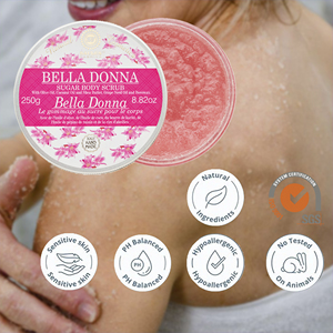 Bella Donna Sugar <b>Body</b> <b>Scrub</b> Natural Exfoliating Sugar <b>Scrub</b> with Shea Butter Olive Oil Coconut Oil Grapeseed Oil Soft Smooth - Product Image 4